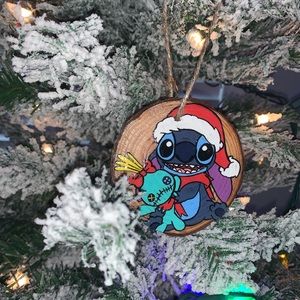 Disney Stitch and Scrump Christmas Ornament